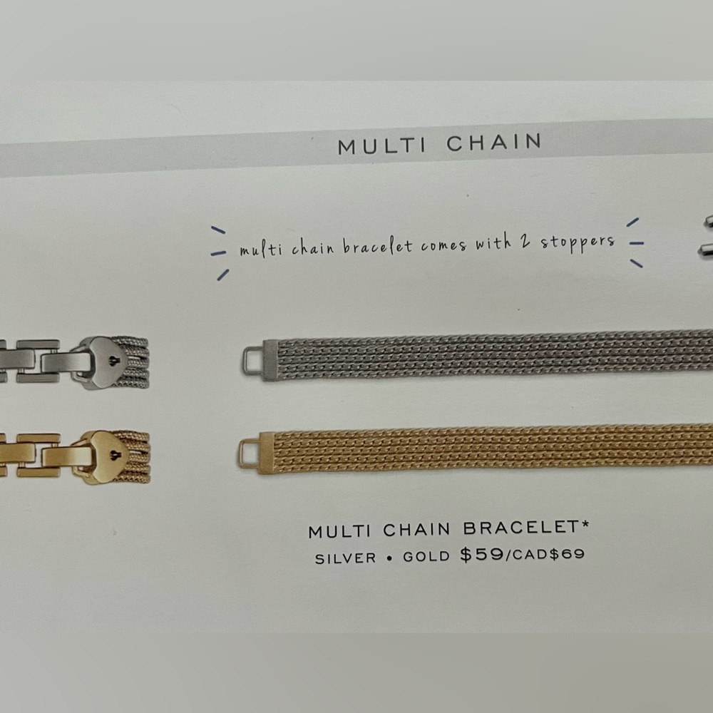 Multi Chain Bracelet - image 3
